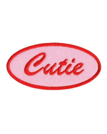 ”Cutie” Name Tag Patch