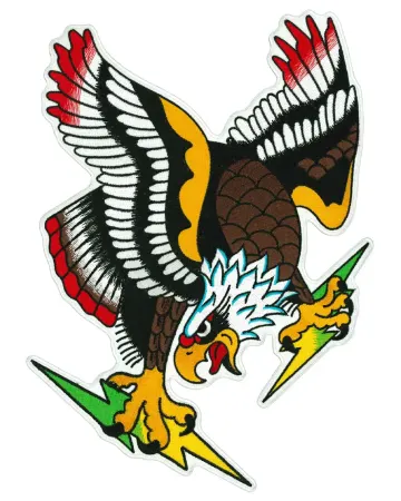 Eagle & Bolts Large Back Patch