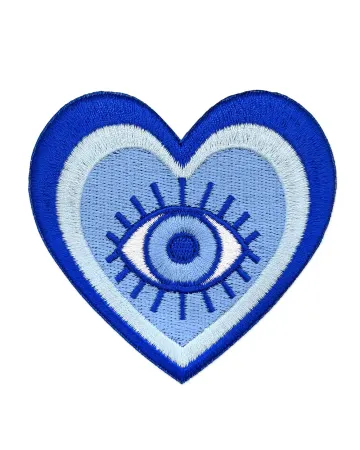 Evil Eye Heart Patch