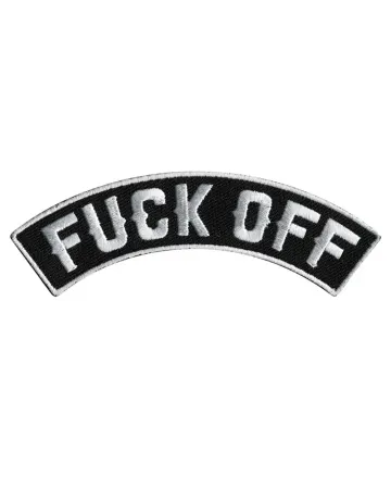 Fuck Off Top Rocker Patch