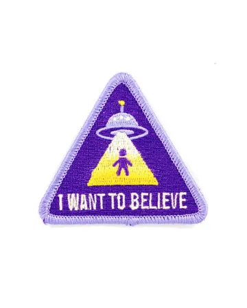 I Want To Believe Alien Invasion Patch