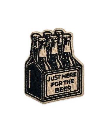 Just Here For The Beer Small Patch