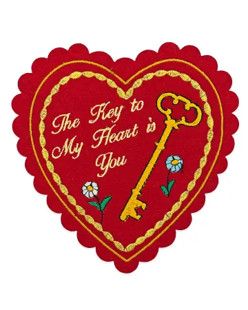 Key To My Heart Patch + Card Combo