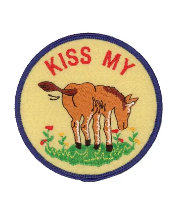 Kiss My Ass Donkey Patch