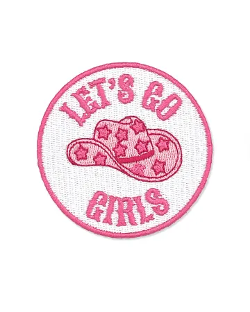 Let's Go Girls Cowgirl Patch