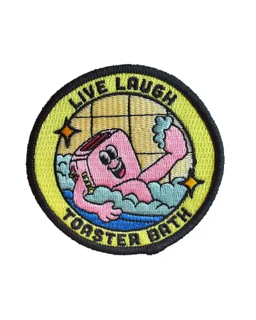 Live, Laugh, Toaster Bath Patch