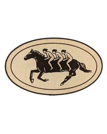 Long Horse Large Back Patch