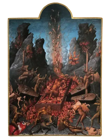 Lucifer In Hell Large Back Patch