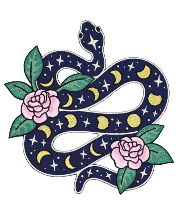 Lunar Serpent Large Back Patch