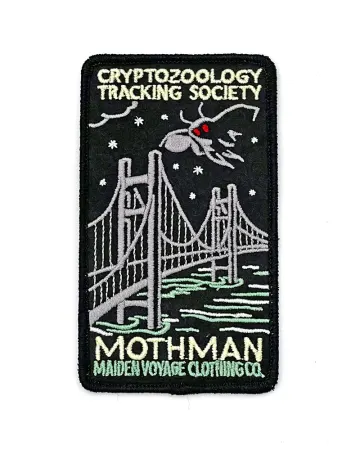 Mothman Cryptozoology Patch