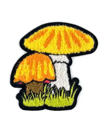 Mushrooms Chenille Patch