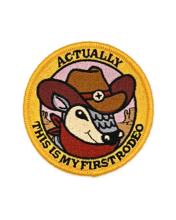 My First Rodeo Armadillo Patch