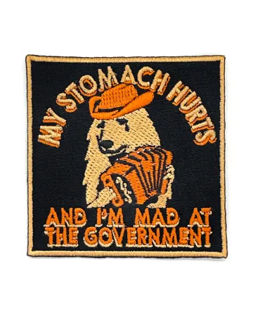 My Stomach Hurts Dog Patch