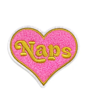Naps Heart Chenille Patch