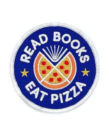 Read Books Eat Pizza Patch