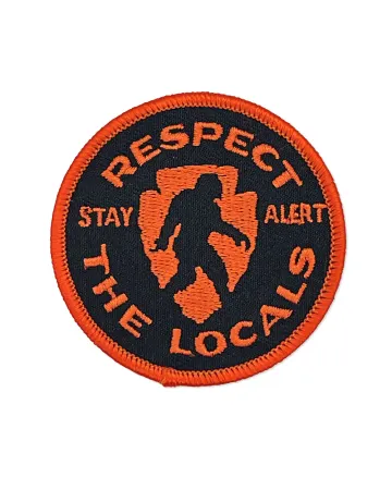 Respect The Locals Bigfoot Patch