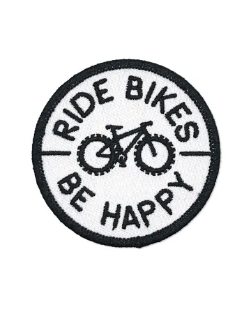 Ride Bikes, Be Happy Patch