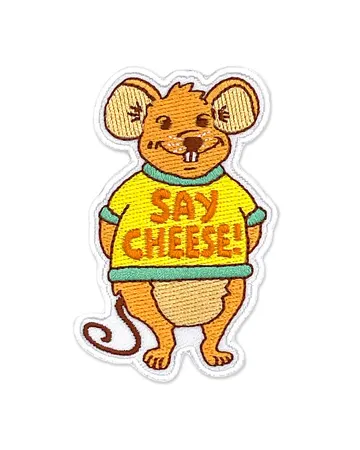 Say Cheese Mouse Patch