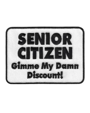 Senior Citizen Discount Patch