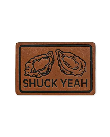 Shuck Yeah Oyster Leather Patch