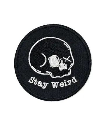 Stay Weird Skull Patch