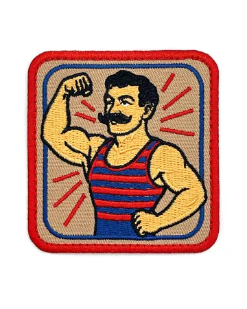 Strong Man Circus Patch