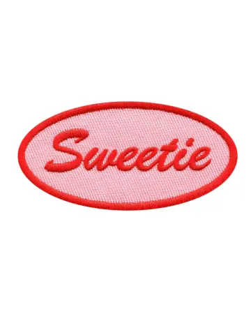 ”Sweetie ” Name Tag Patch