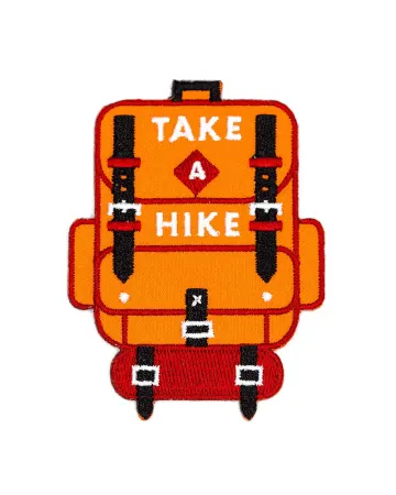 Take A Hike Backpack Patch