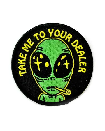 Take Me To Your Dealer Alien Patch