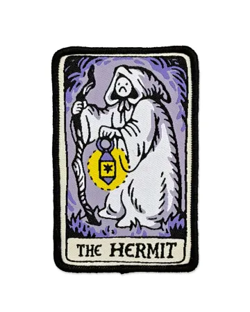 The Hermit Tarot Card Patch