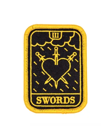 Three Of Swords Tarot Patch