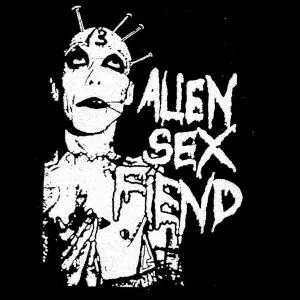 Alien Sex Fiend - Nik Fiend Pinhead art patch ALIE02