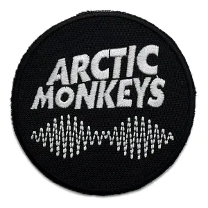 Arctic Monkeys – sound wave band logo embroidered patch ARCT01