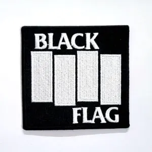 Black Flag embroidered patch
