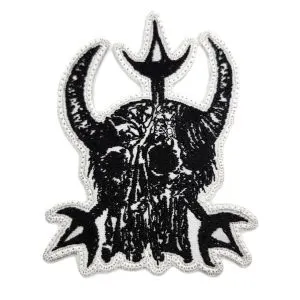 Bolt Thrower – embroidered skull band patch BOLT04