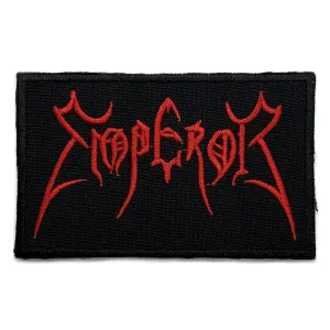 Emperor – stylized font band logo embroidered patch EMPE01