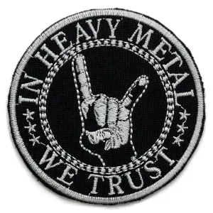 In Heavy Metal We Trust statement patch HEAV01