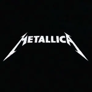 Metallica – band font logo patch META01