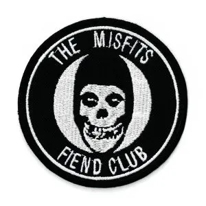 Misfits - embroidered skull fiend club patch MISF05