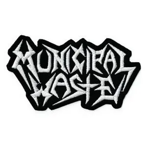 Municipal Waste - embroidered font logo patch MUNC01