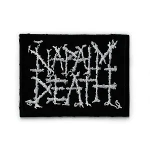 Napalm Death embroidered - font logo NAPA02