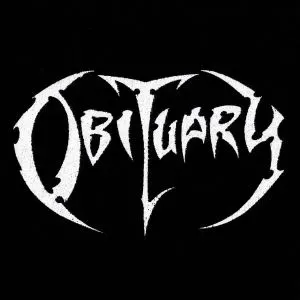 Obituary – band font logo patch OBIT02