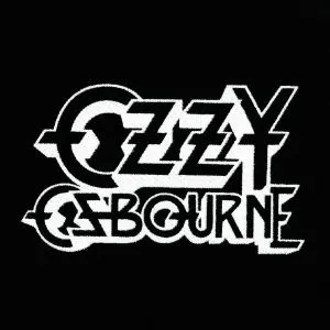 Ozzy Osbourne - band font logo patch OZZY01