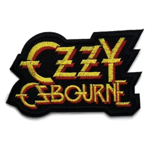 Ozzy Osbourne – embroidered font logo patch OZZY02