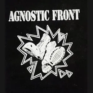 Agnostic Front - 2 Boots logo patch AGNS01