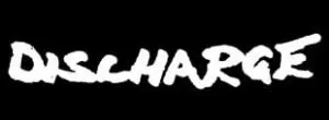 Discharge Logo Text patch DISC02