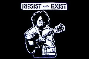 Resist and Exist band patch RESS01
