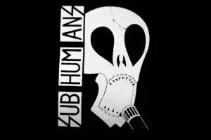 Subhumans - Skull logo patch SUBH02