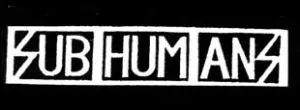 Subhumans UK band Logo SUBH01