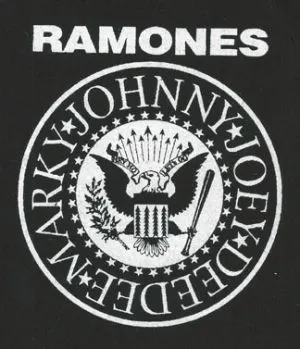 Ramones Eagle Logo with Johnny Joey DeeDee and Marky RAMN02